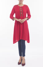 Load image into Gallery viewer, Women&#39;s Ethnic Frock MAROON
